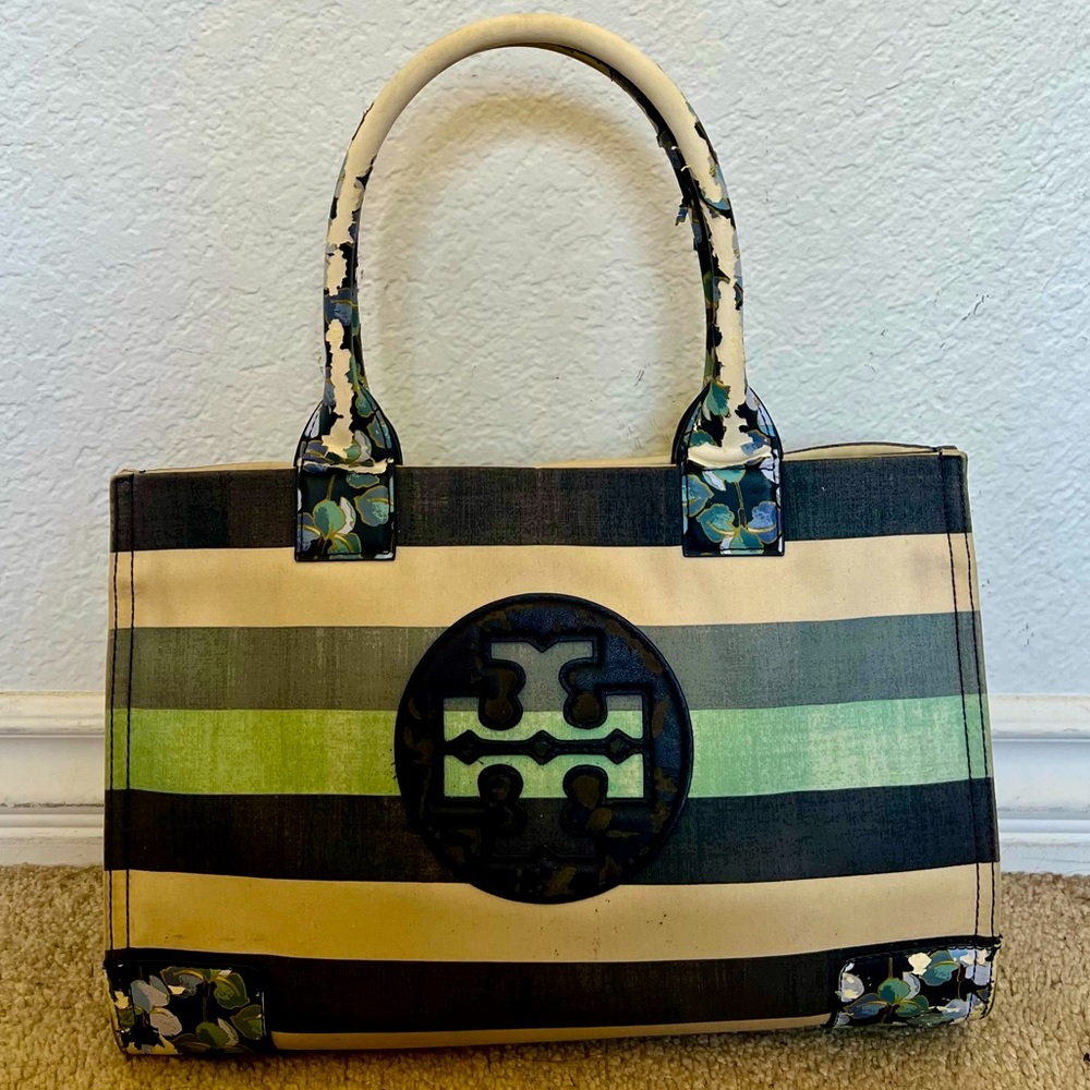Tory Burch Ella Canvas Tote Bag